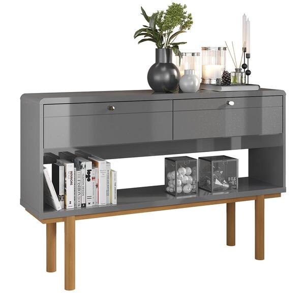 Aparador Buffet 2 Portas Basculante 1,25 Pés Madeira Catar -