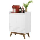 Aparador Buffet 2 Portas Cantinho Do Café Eros - Branco - Loj