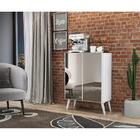 Aparador Buffet 2 Portas Com Espelho Retrô Vegas Multimóveis