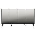 Aparador Buffet 2 Portas Com Espelho Retrô Vegas Multimóveis