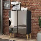 Aparador Buffet 2 Portas Com Espelho Retrô Vegas Multimóveis