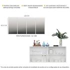 Aparador Buffet 2 Portas Com Espelho Suspenso Vegas Multimóve