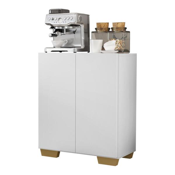 Aparador Buffet 2 Portas Com Pés Quadrados Veneza Multimóveis