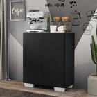 Aparador Buffet 2 Portas Com Pés Quadrados Veneza Multimóveis