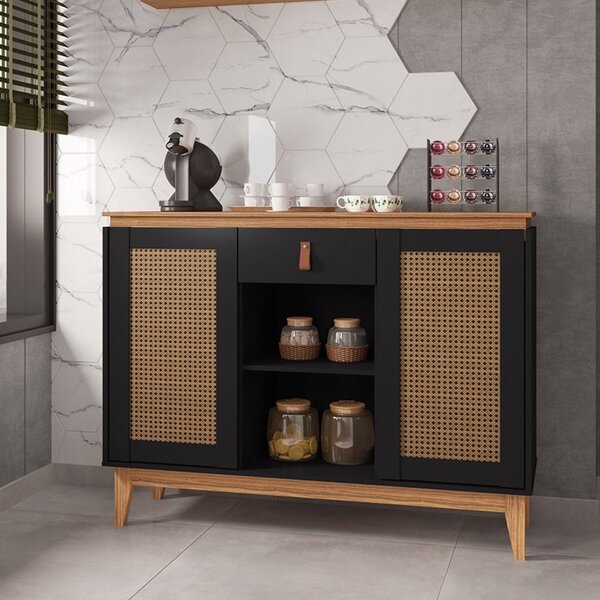 Aparador Buffet 2 Portas E 1 Gaveta Diamante