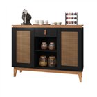 Aparador Buffet 2 Portas E 1 Gaveta Diamante