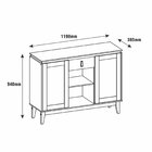 Aparador Buffet 2 Portas E 1 Gaveta Diamante Casa D