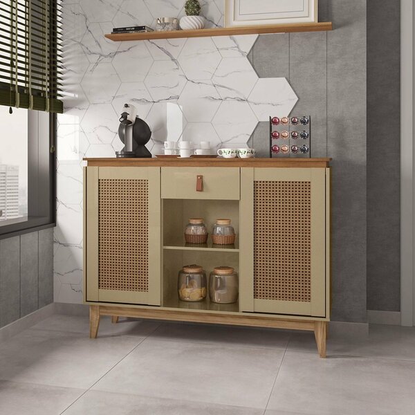 Aparador Buffet 2 Portas E 1 Gaveta Diamante Casa D