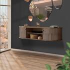 Aparador Buffet 2 Portas Suspenso 136cm Imperial Sepia Wilder