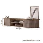 Aparador Buffet 2 Portas Suspenso 183cm Imperial Sepia Warren