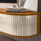 Aparador Buffet 2 Portas Suspenso 183cm Naturale Off White Wa