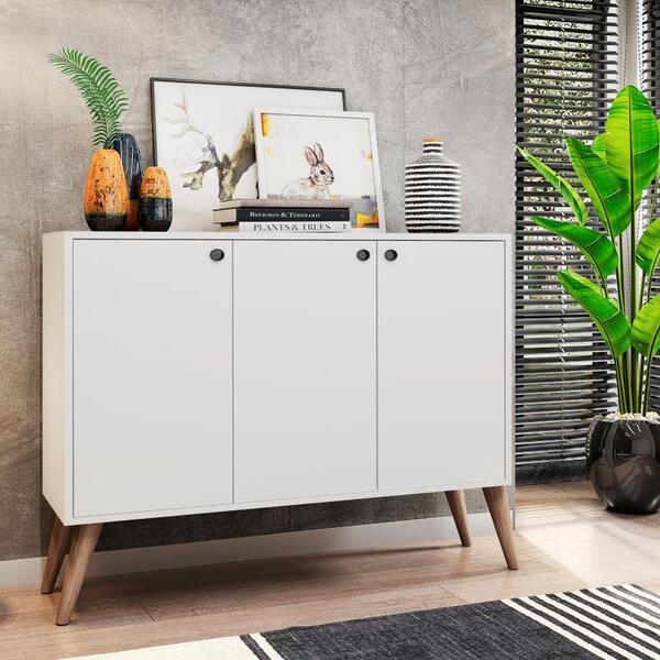 Aparador Buffet 3 Portas Brienza Branco