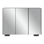 Aparador Buffet 3 Portas Com Espelho E Pés Quadrados Vegas Mu