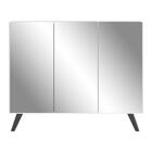 Aparador Buffet 3 Portas Com Espelho Retrô Vegas Multimóveis