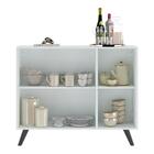 Aparador Buffet 3 Portas Com Espelho Retrô Vegas Multimóveis