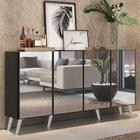 Aparador Buffet 3 Portas Com Espelho Retrô Vegas Multimóveis