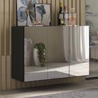 Aparador Buffet 3 Portas Com Espelho Suspenso Vegas Multimóve