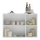 Aparador Buffet 3 Portas Com Espelho Suspenso Vegas Multimóve