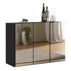 Aparador Buffet 3 Portas Com Espelho Vegas Multimóveis Mp1011