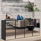 Aparador Buffet 3 Portas Com Espelho Vegas Multimóveis V1011