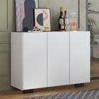 Aparador Buffet 3 Portas Com Pés Quadrados Veneza Multimóveis