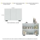 Aparador Buffet 3 Portas Com Pés Quadrados Veneza Multimóveis