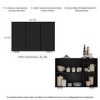 Aparador Buffet 3 Portas Com Pés Quadrados Veneza Multimóveis