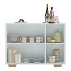 Aparador Buffet 3 Portas Com Pés Quadrados Veneza Multimóveis