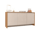 Aparador Buffet 3 Portas Mirela Off White E Noce - D'rossi
