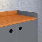 Aparador Buffet 3 Portas Moderno 90 Cm Cantinho Café Sala Est