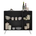 Aparador Buffet 3 Portas Retrô Veneza Multimóveis Mp1009 Pret