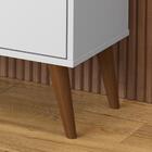 Aparador Buffet 3 Portas Versátil Pés Pinus Madeira Maciça Ga