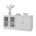Aparador Buffet 4 Portas 8604 Sala De Jantar Branco