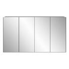 Aparador Buffet 4 Portas Com Espelho Suspenso Vegas Multimóve