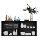 Aparador Buffet 4 Portas Com Espelho Suspenso Vegas Multimóve