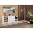 Aparador Buffet 4 Portas Com Espelho Vegas Multimóveis V3561