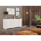 Aparador Buffet 4 Portas Com Pés Quadrados Veneza Multimóveis