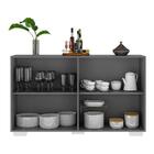 Aparador Buffet 4 Portas Com Pés Quadrados Veneza Multimóveis