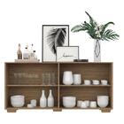 Aparador Buffet 4 Portas Com Pés Quadrados Veneza Multimóveis