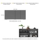 Aparador Buffet 4 Portas Com Pés Quadrados Veneza Multimóveis