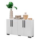 Aparador Buffet 4 Portas Com Pés Quadrados Viena Multimóveis