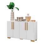 Aparador Buffet 4 Portas Com Pés Quadrados Viena Multimóveis