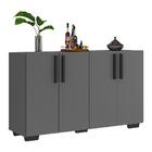 Aparador Buffet 4 Portas Com Pés Quadrados Viena Multimóveis