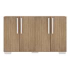 Aparador Buffet 4 Portas Com Pés Quadrados Viena Multimóveis