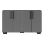 Aparador Buffet 4 Portas Com Pés Quadrados Viena Multimóveis