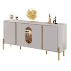 Aparador Buffet 4 Portas Em Mdp E Mdf Tambaú Off White/cinamo