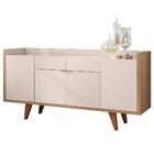 Aparador Buffet 4 Portas Melodia Off White/freijó Hb Móveis