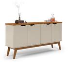 Aparador Buffet 4 Portas Off White Cumaru Prism Patrimar