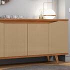 Aparador Buffet 4 Portas Para Sala De Estar 50454 Dcasa