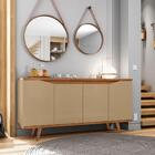 Aparador Buffet 4 Portas Para Sala De Estar 50454 Dcasa